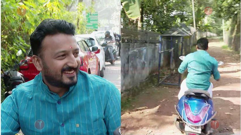 സ്കൂട്ടറിൽ ക്ഷേത്രദർശനത്തിന് ഇറങ്ങി രാഹുൽ മാങ്കൂട്ടത്തിൽ; പിന്നാലെ പാഞ്ഞ് പൊലീസ് സംഘം, പാലക്കാട്ടേക്ക് തിരിക്കുമെന്ന് എംഎൽഎ